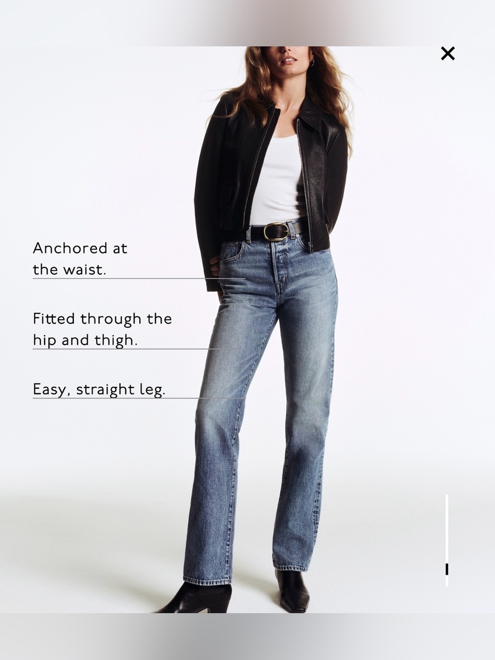 Madewell women’s longline Jean